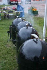 Big Daddy's smokers are stoked and cookin'